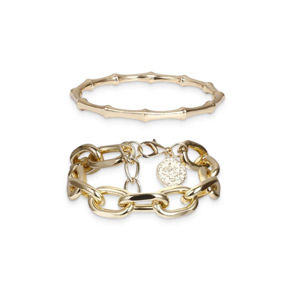 Chunky Chain Bracelet Set Earrings, Necklaces & Hair Accessories Fashion Accessories  