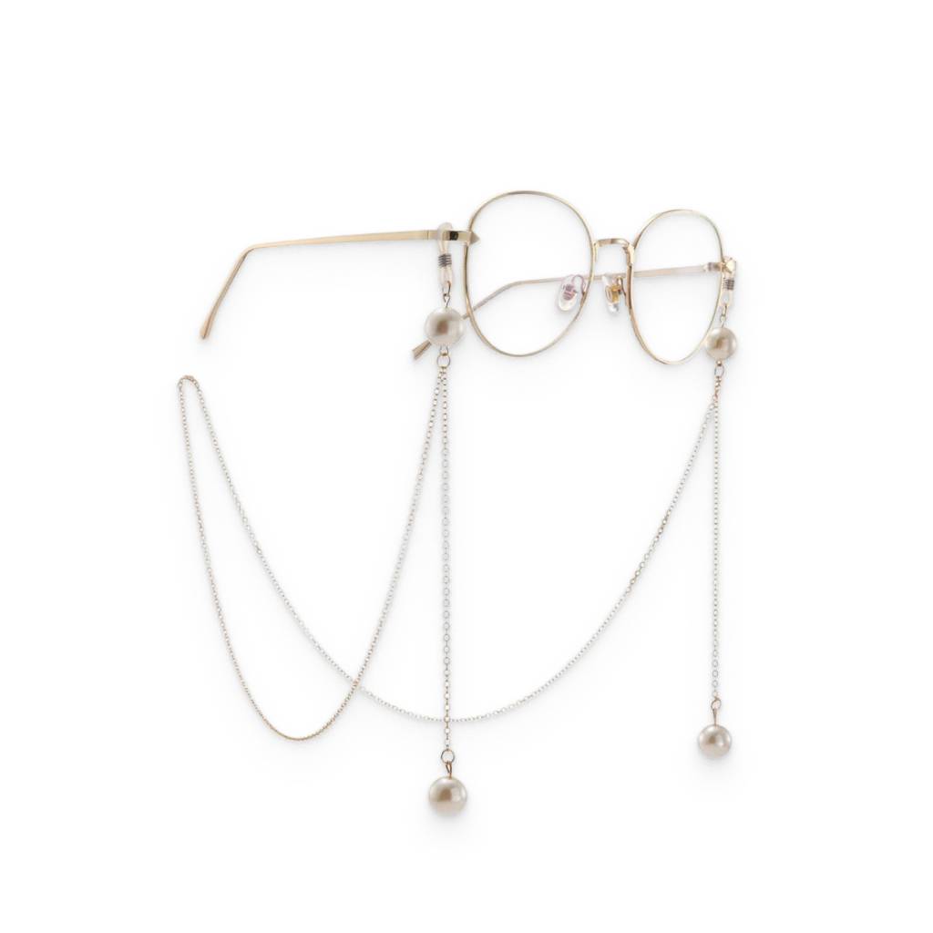 Faux Pearl Glasses Chain Earrings, Necklaces & Hair Accessories Fashion Accessories  